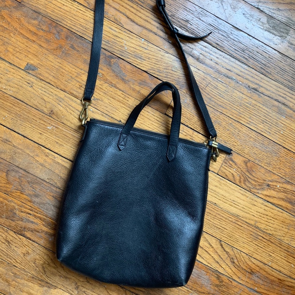 Madewell transport tote black